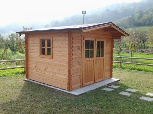 Casetta in legno da giardino mod. Block House